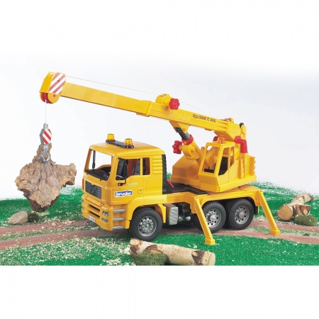 Camion MAN TGA cu macara TC4500 - Bruder 2754