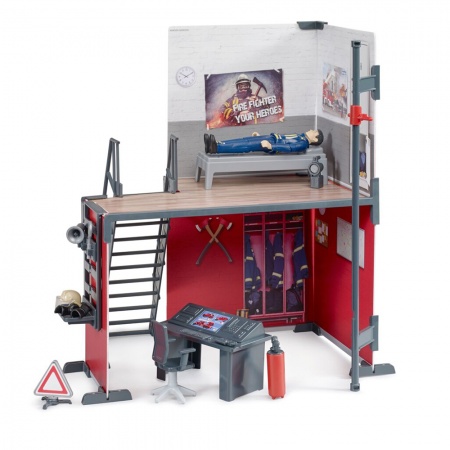 bworld Secție de pompieri cu pompier - Bruder 62702