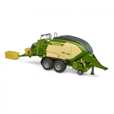 Presă de balotat Krone Big Pack 1290 HDP VC cu 2 baloți pătrați - Bruder 2033