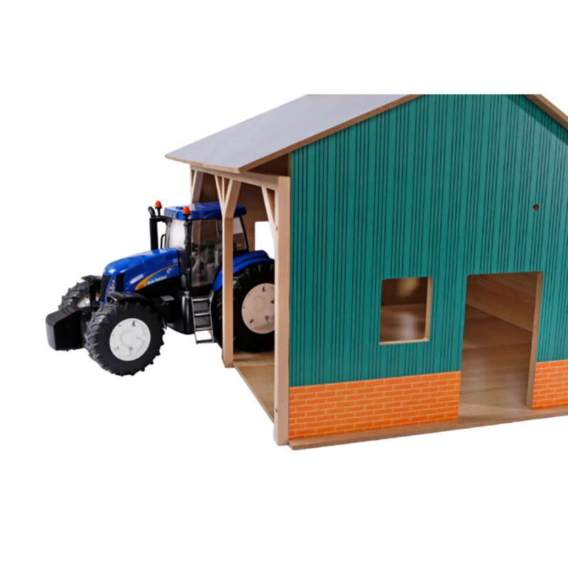 Hangar din lemn pentru 2 tractoare