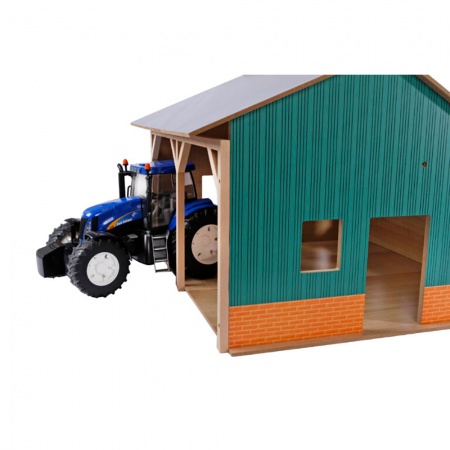 Hangar din lemn pentru 2 tractoare
